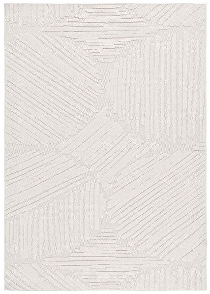 GEO LINE BEIGE IVORY RUG 8'X10'