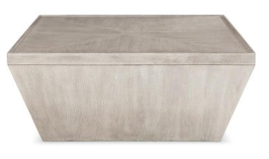 42" COFFEE TABLE W/ SLANTED SIDES