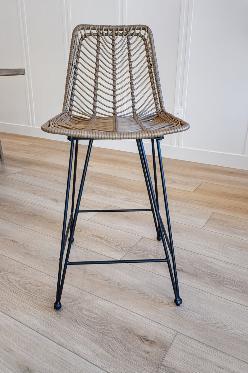 BUCKET SEAT BARSTOOL NATURAL E