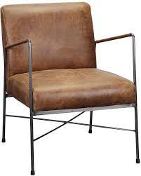 BROWN LEATHER CHAIR
