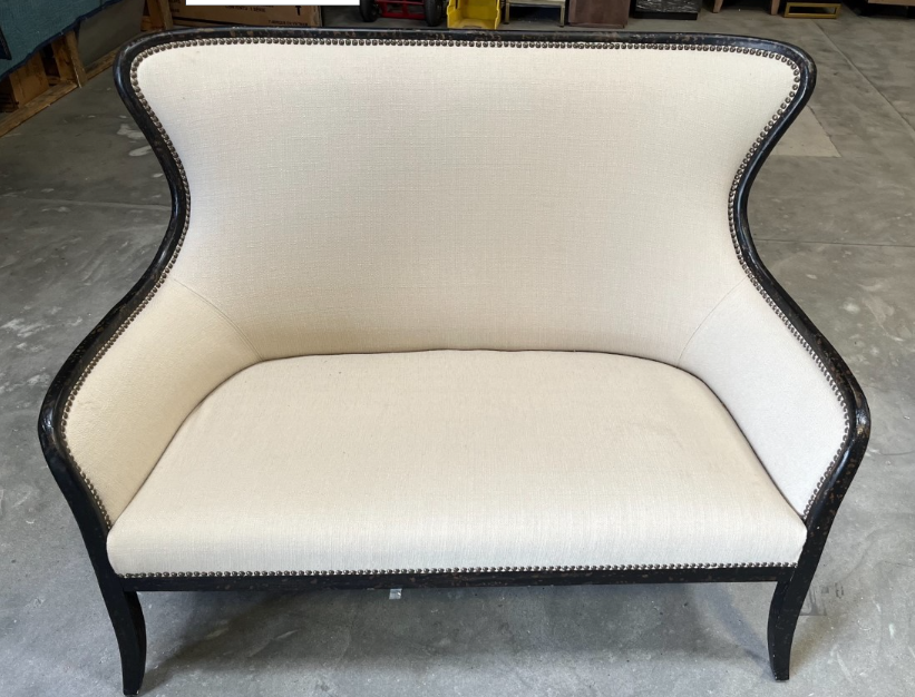 WHITE LOVESEAT