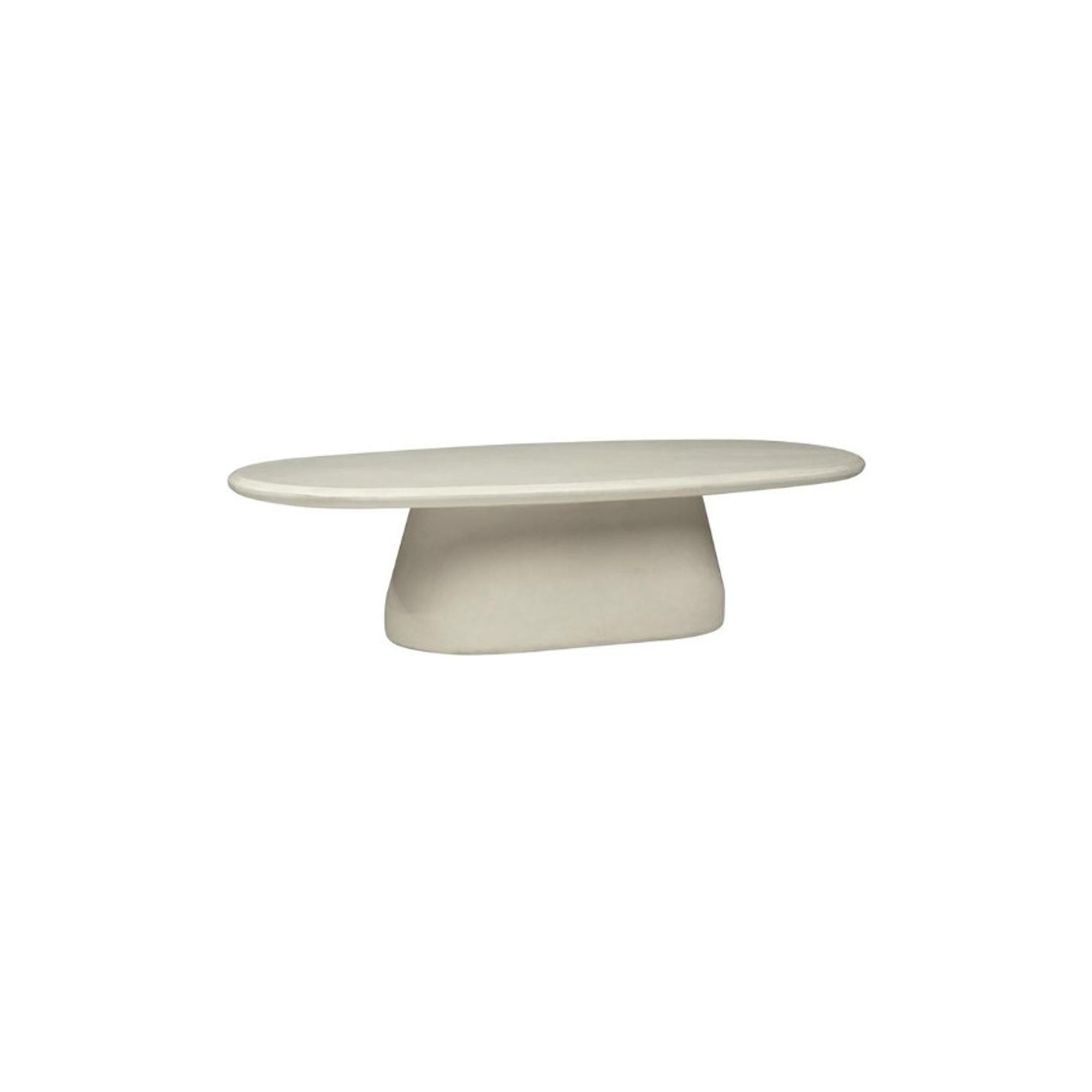 55"L CONCRETE OUTDOOR COFFEE TABLE