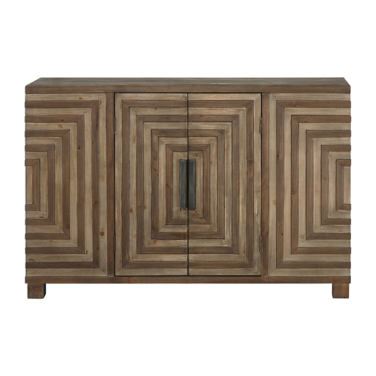 48.5"L GEOMETRIC PARQUET CABINET
