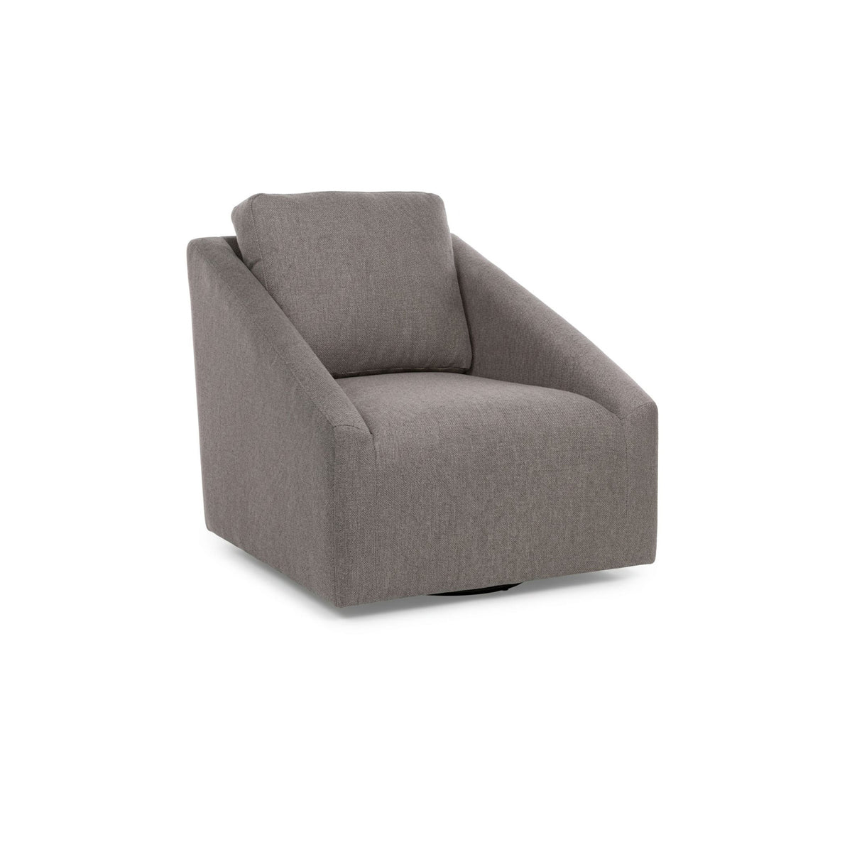 LIGHT BROWN SWIVEL ACCENT CHAIR D