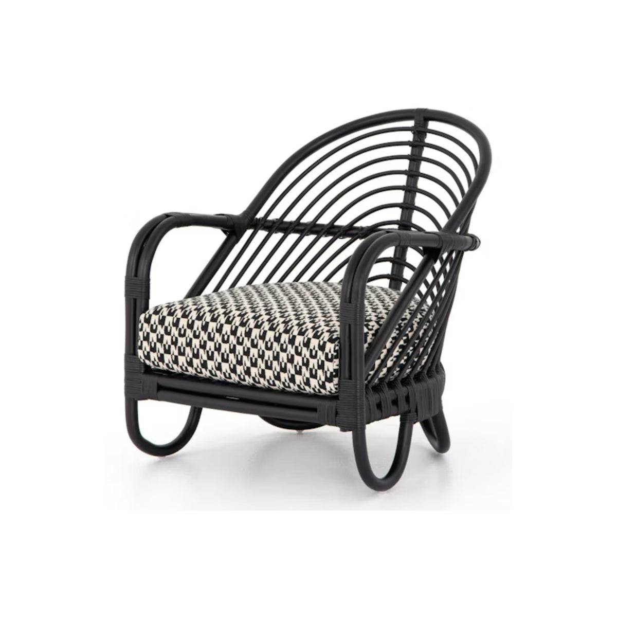 EBONY RATTAN CHAIR B