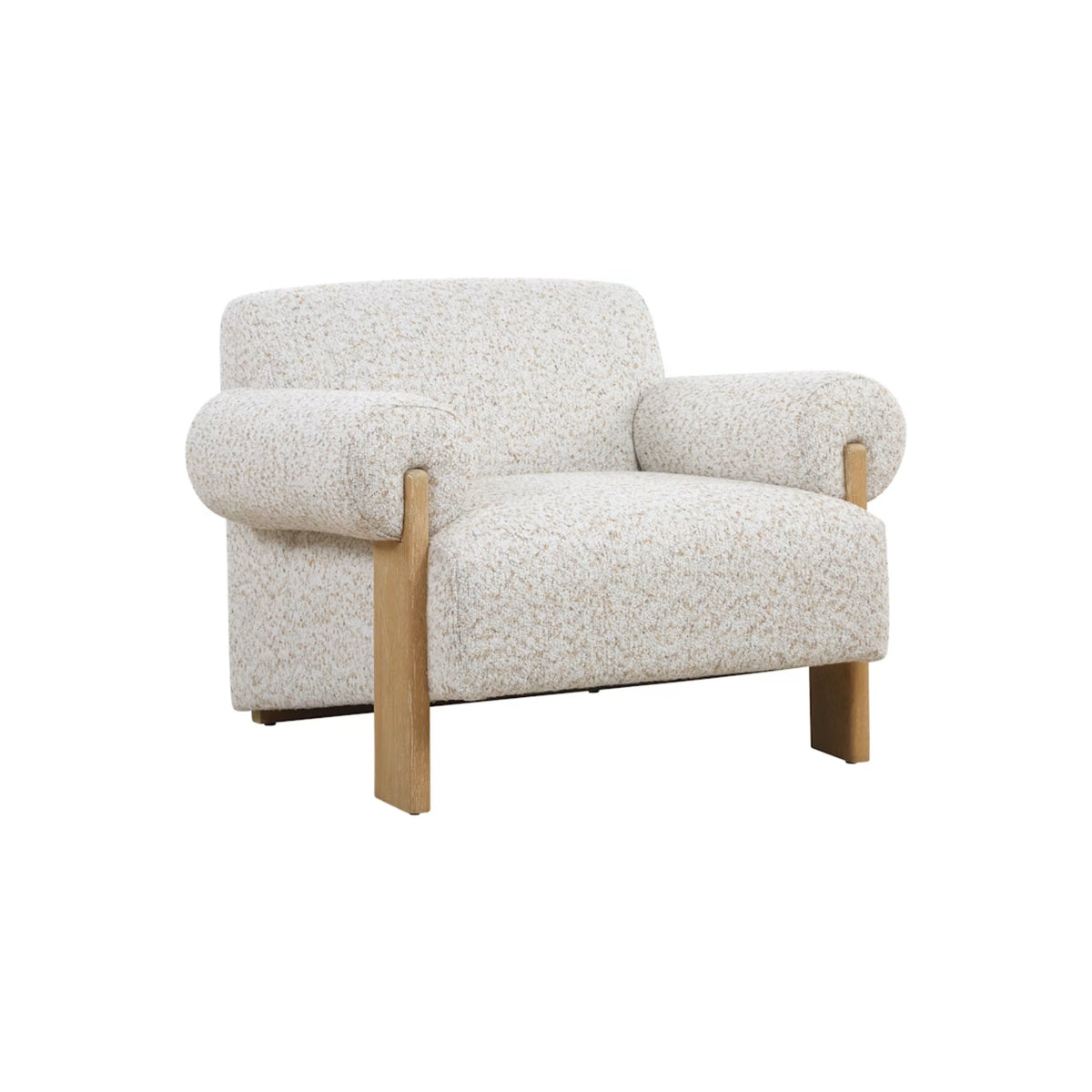 ROLLED ARMS ACCENT CHAIR B