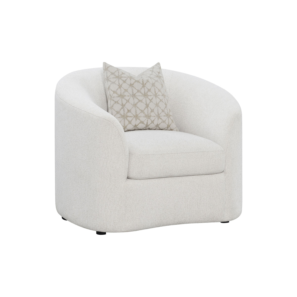 SLOPED ARM ACCENT CHAIR A