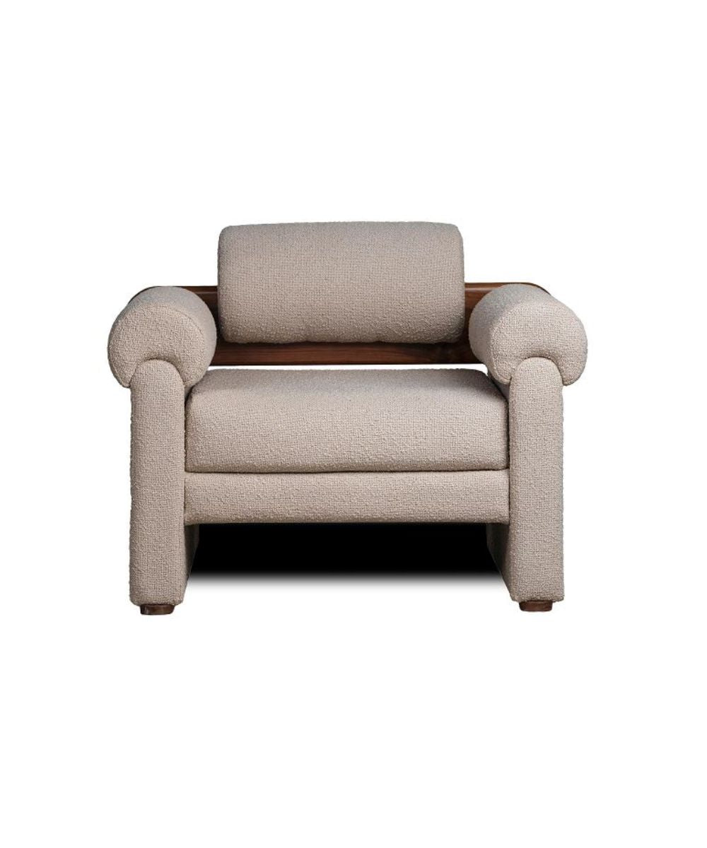 BEIGE ACCENT CHAIR 2