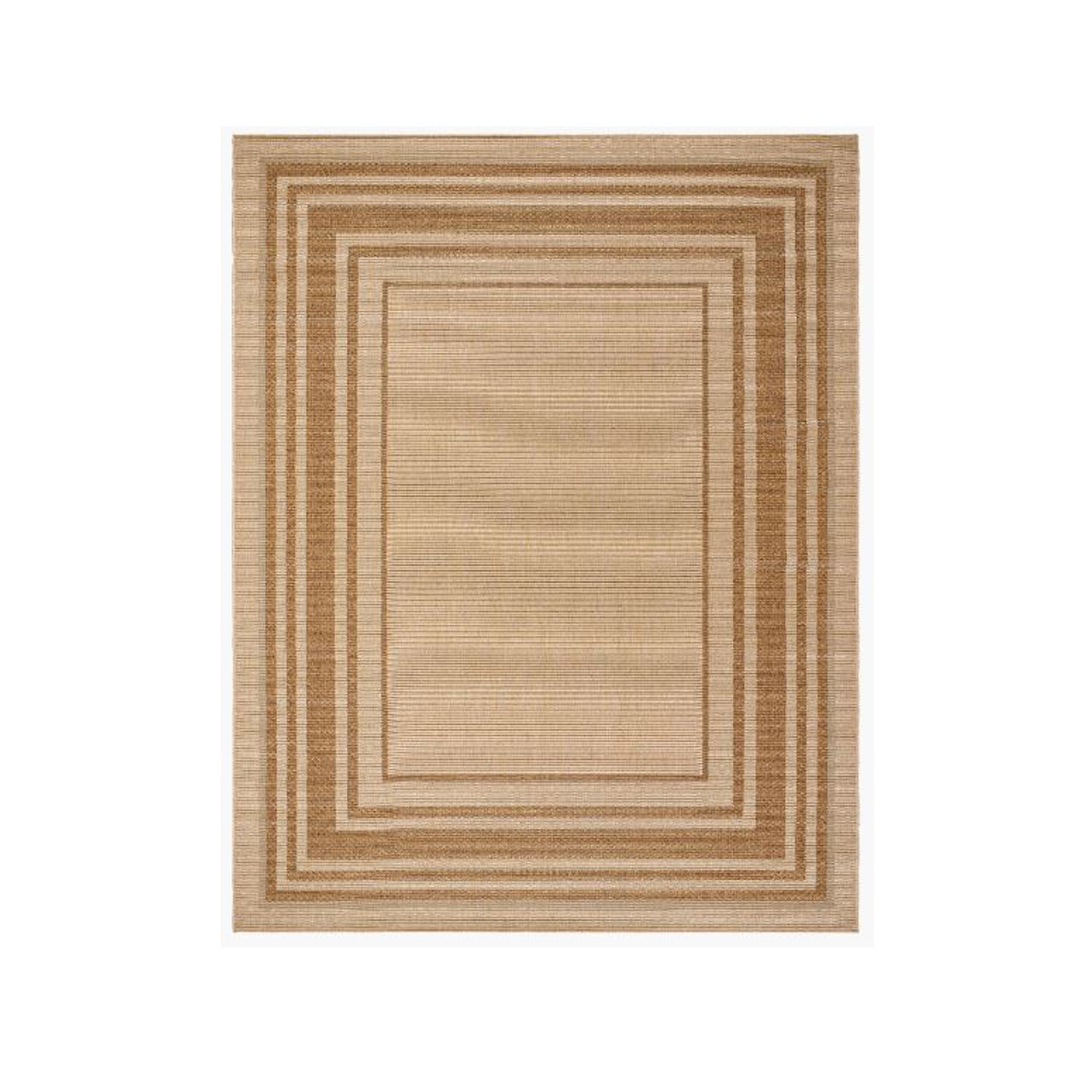 BEIGE OUTDOOR RUG 9'2 X 12'