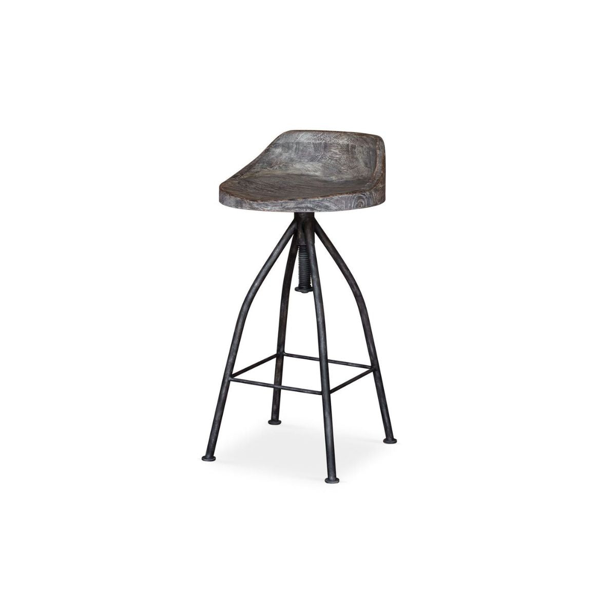 SWIVEL DRIFTWOOD BARSTOOL 1