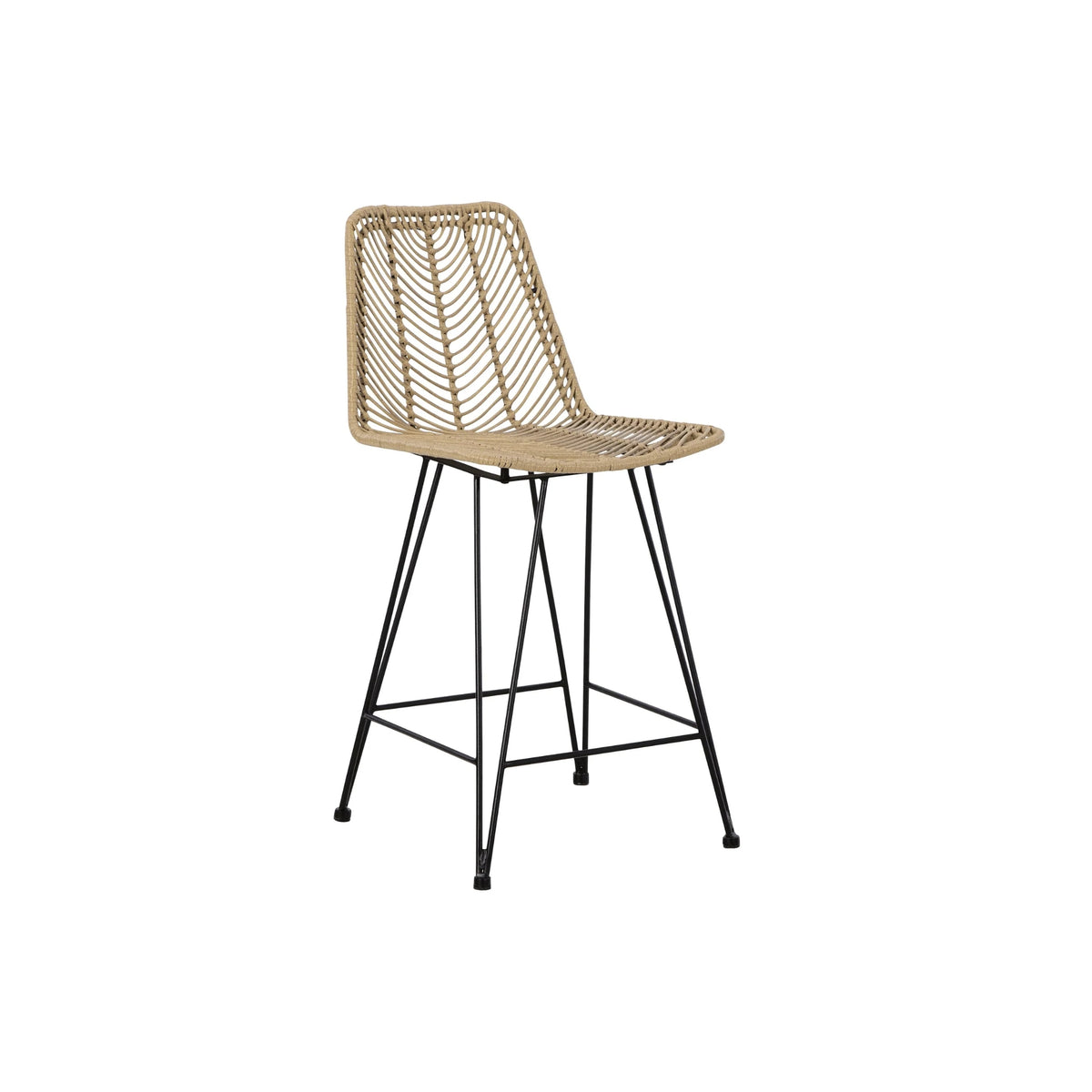 BUCKET SEAT BARSTOOL NATURAL E