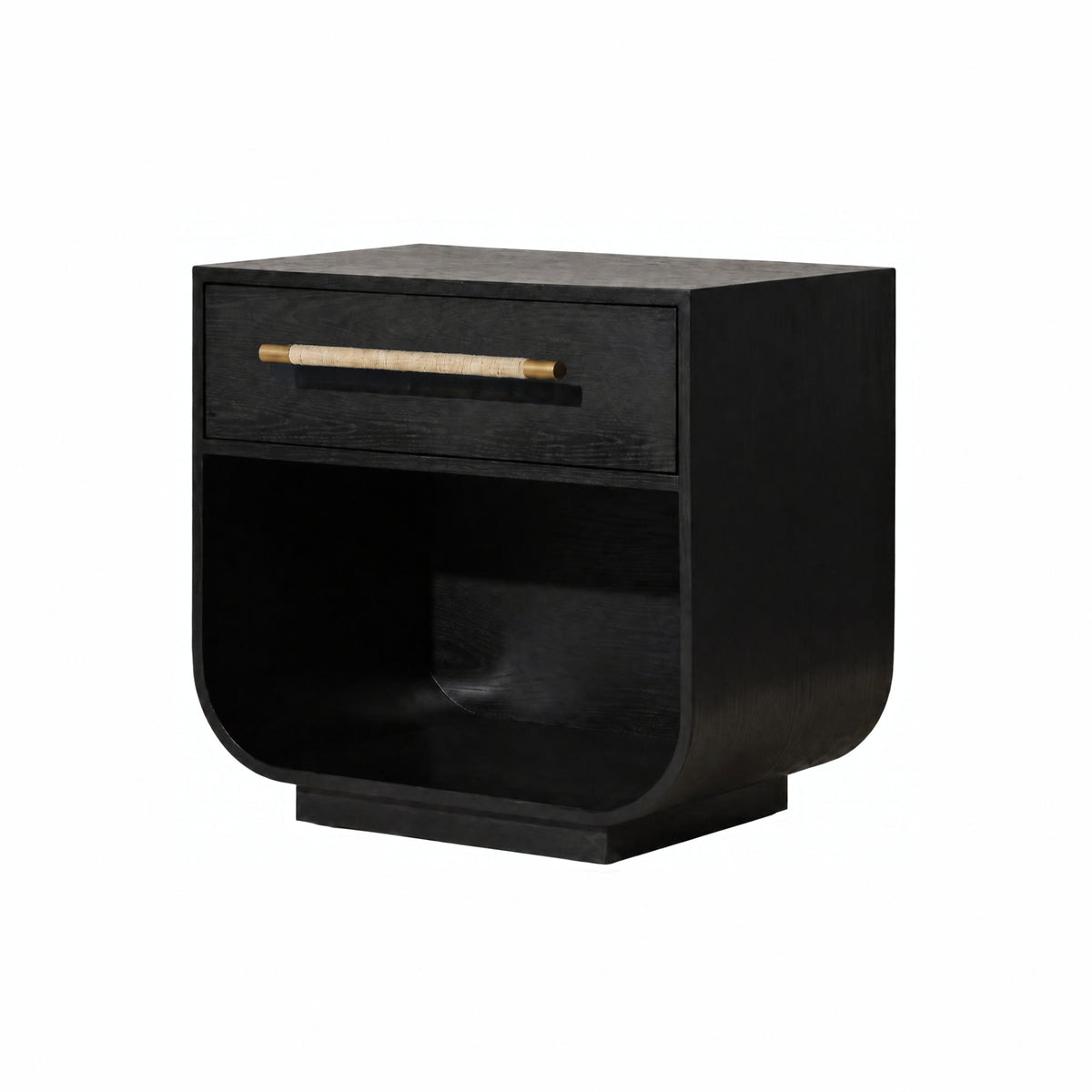 25"L BLACK NIGHTSTAND A