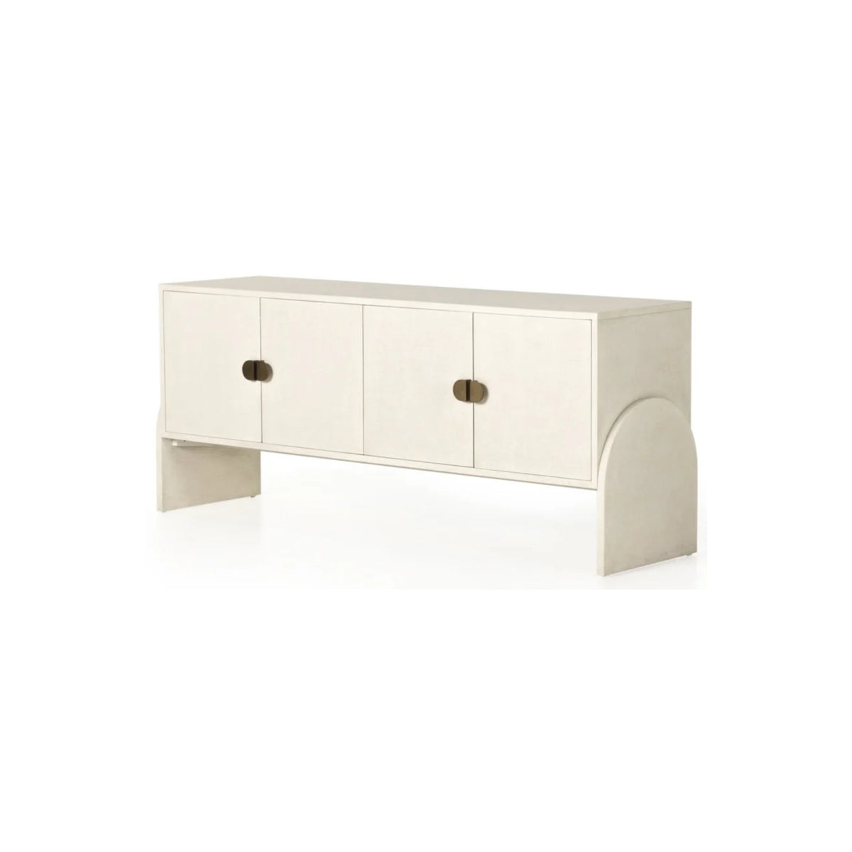 72"L 4-DOOR IVORY SIDEBOARD
