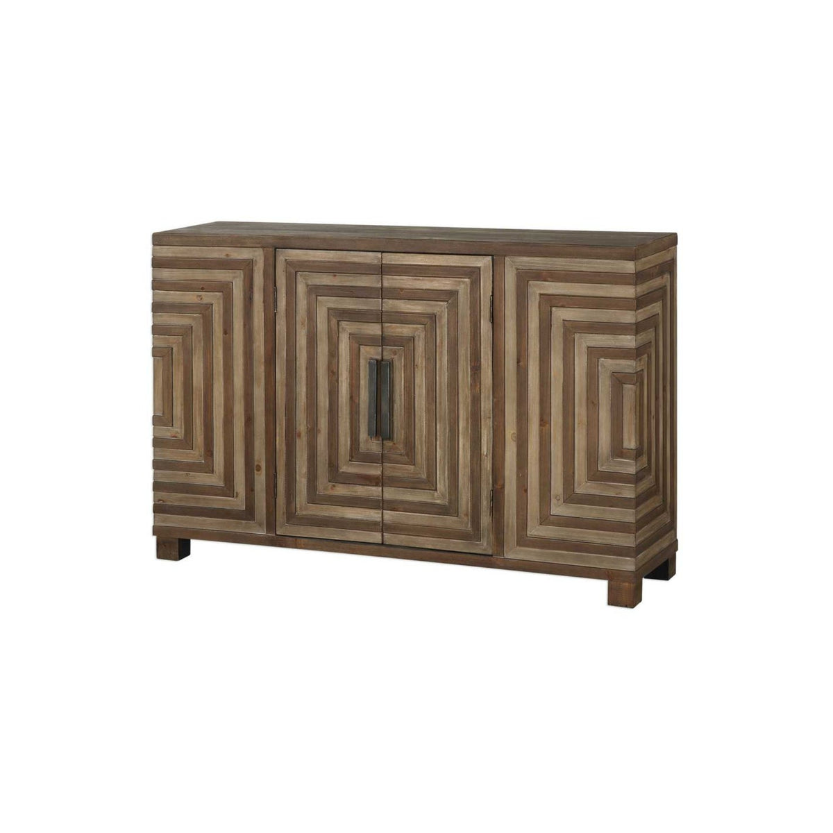 48.5"L GEOMETRIC PARQUET CABINET