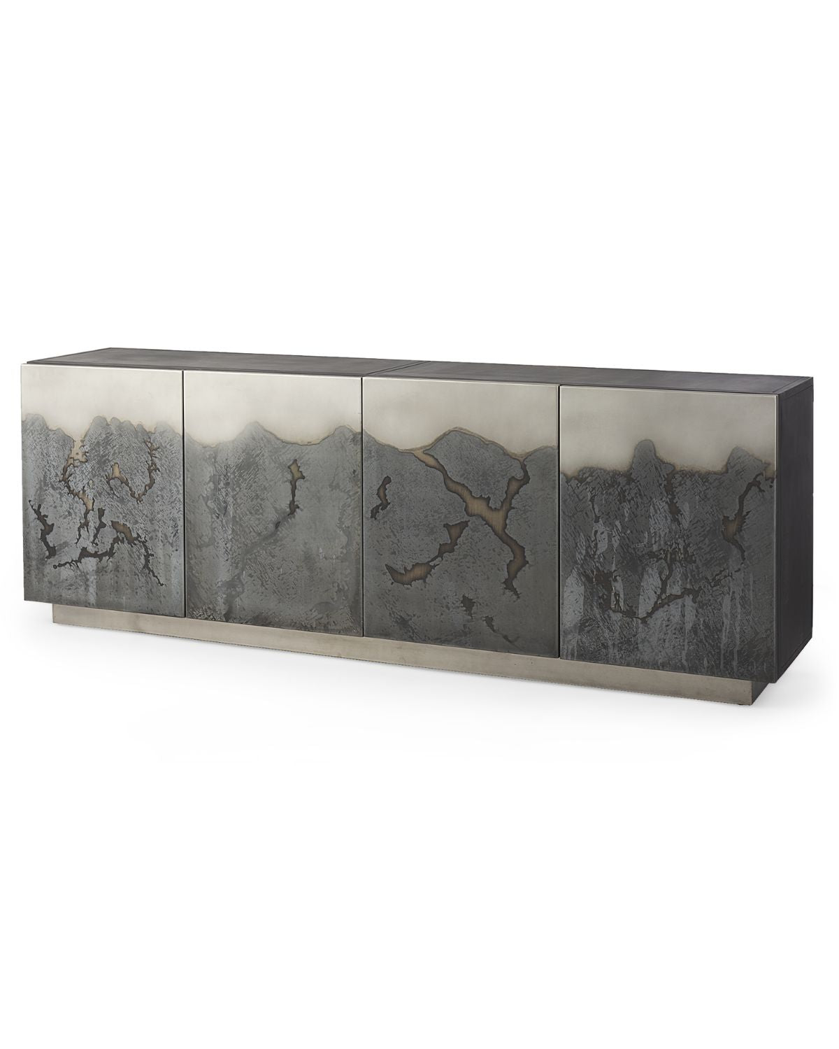 82"L ALL IRON SIDEBOARD