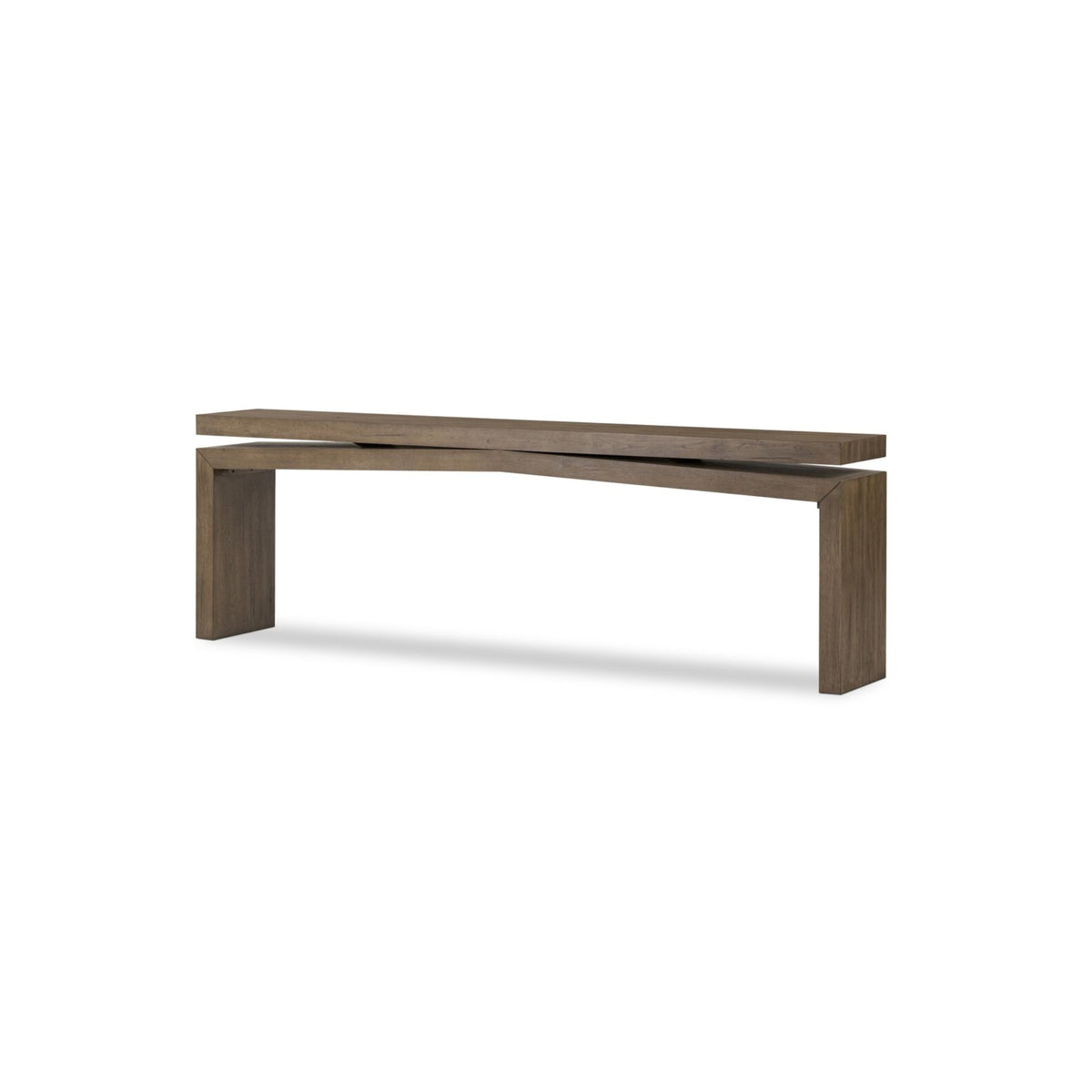 94"L RUSTIC GREY CONSOLE TABLE