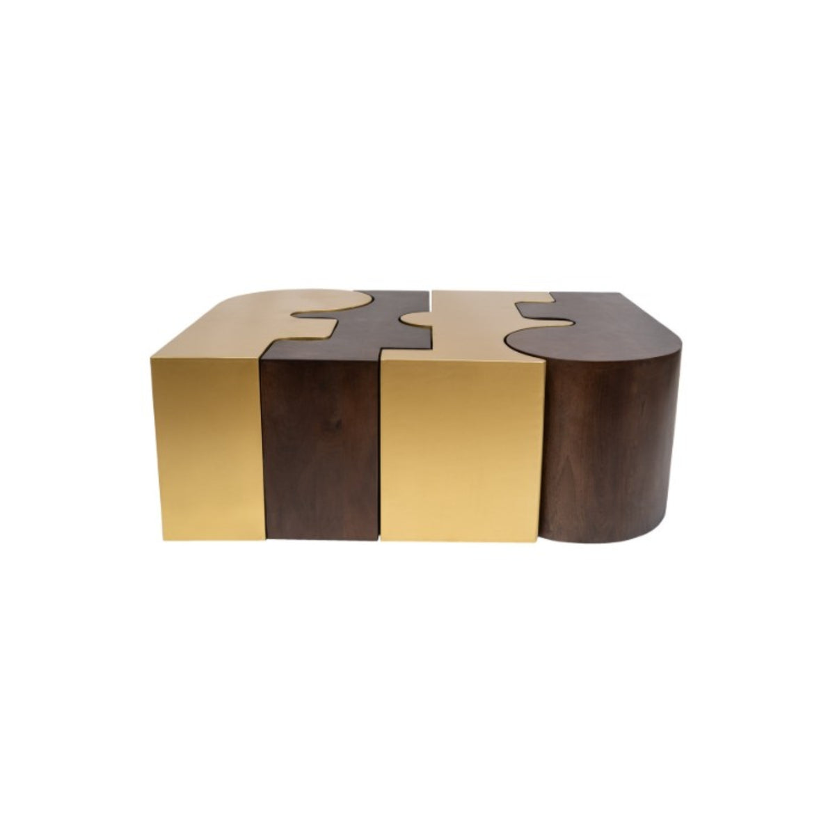 40"L JIGSAW COFFEE TABLE