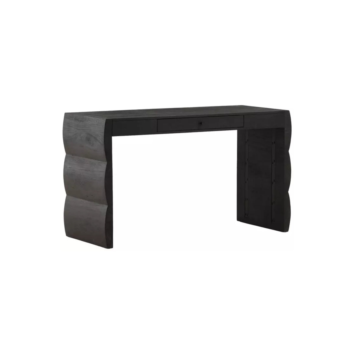 52"L BLACK DESK