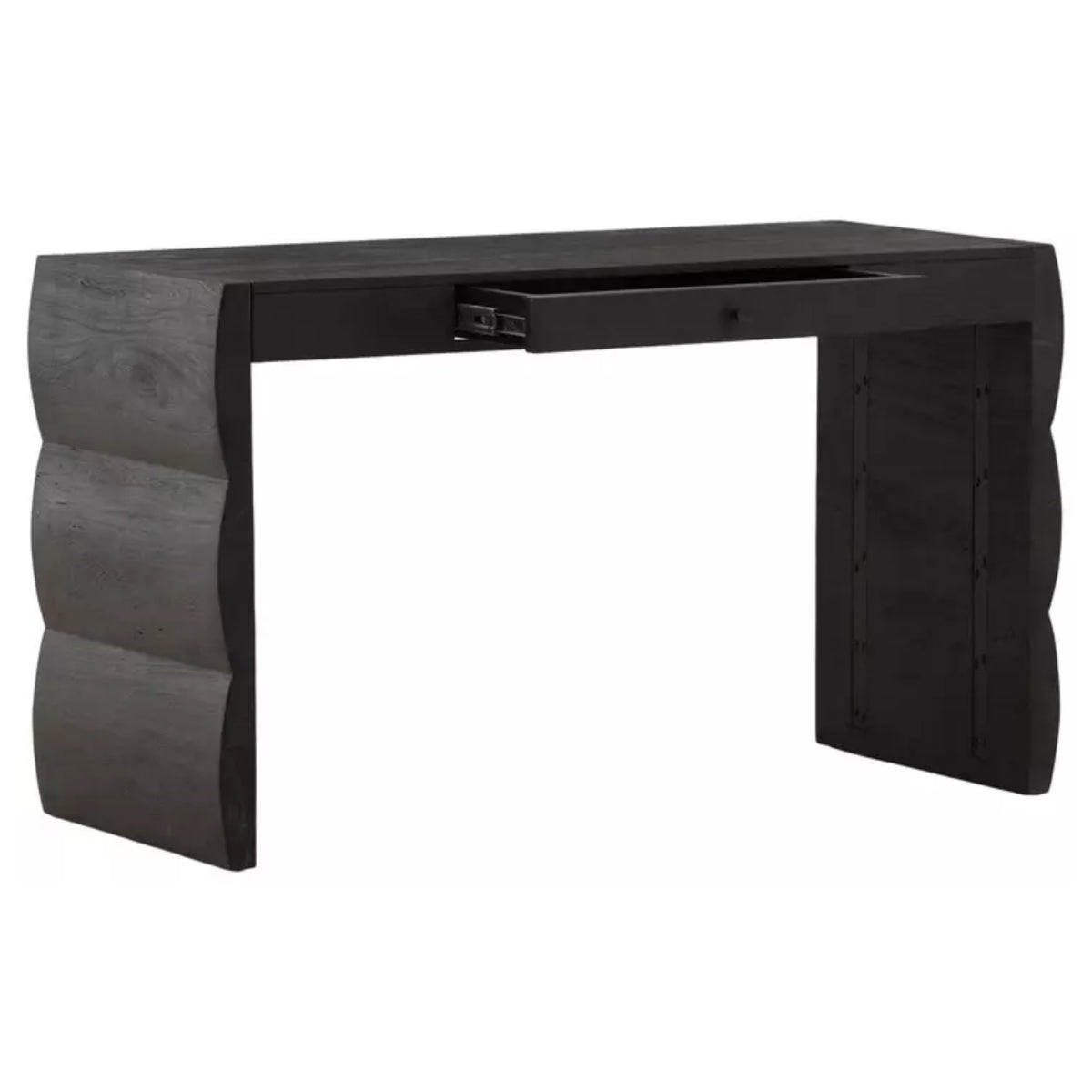 52"L BLACK DESK