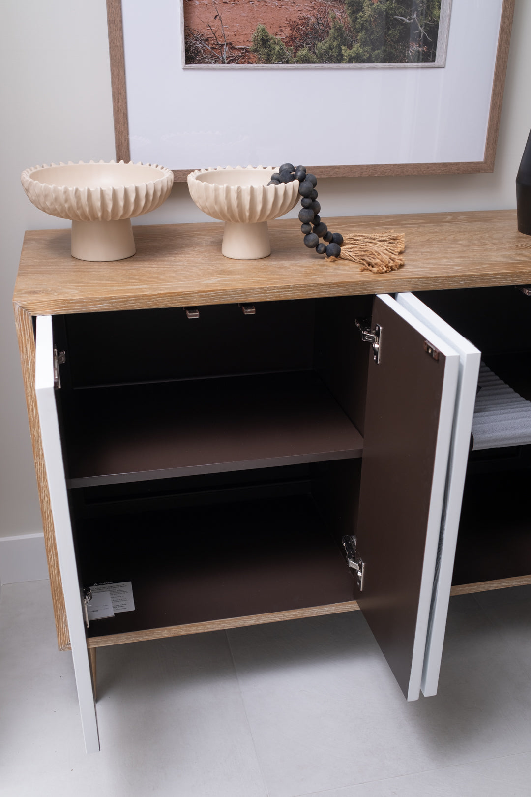 48"L SCANDI INS 4-DR CABINET