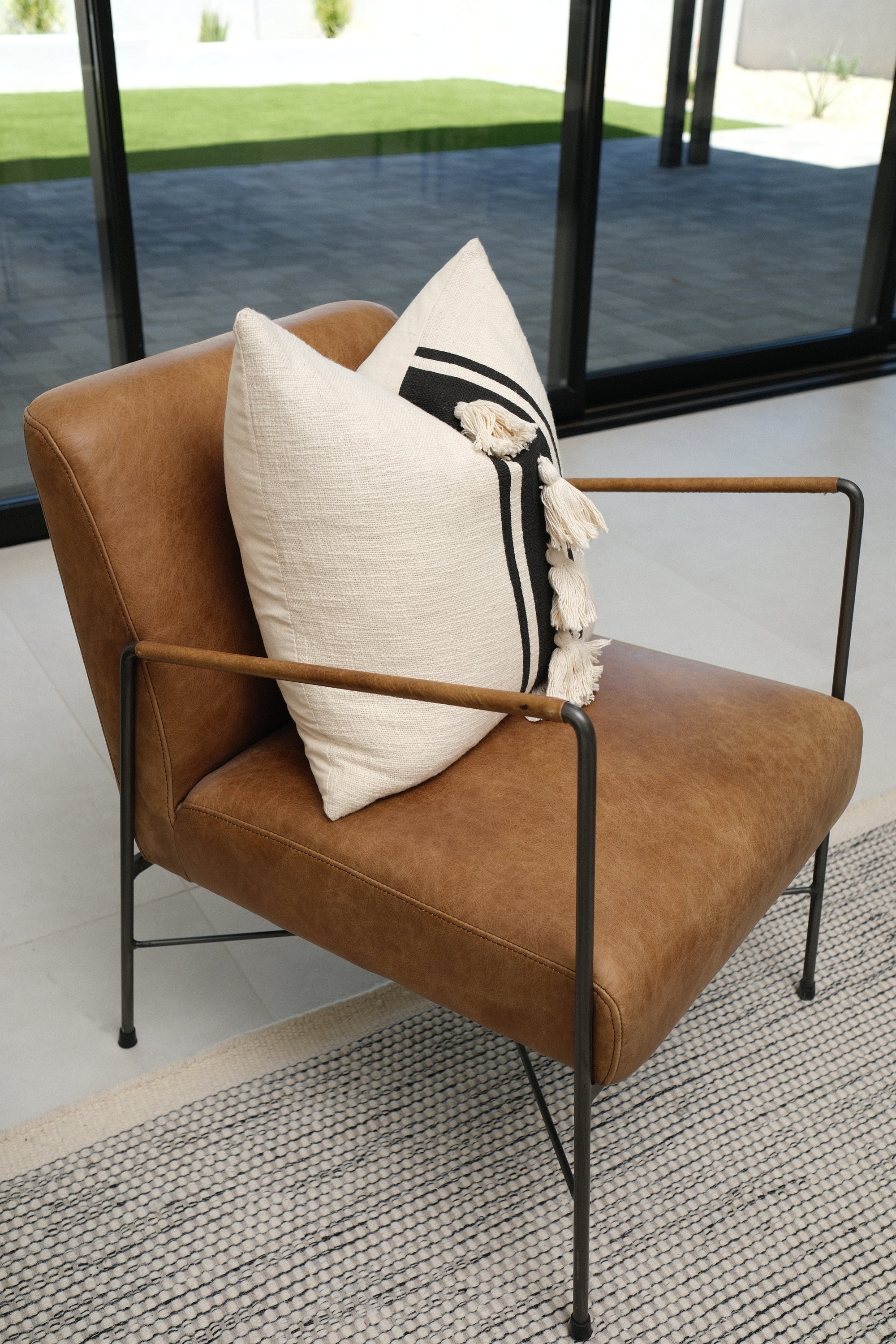 BROWN LEATHER CHAIR 2