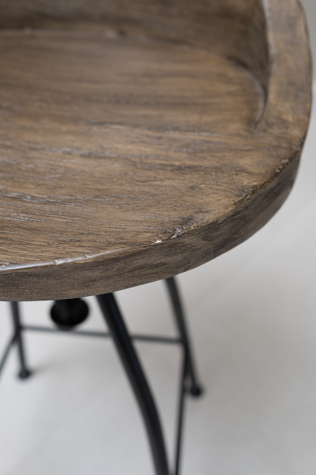 SWIVEL DRIFTWOOD BARSTOOL 3