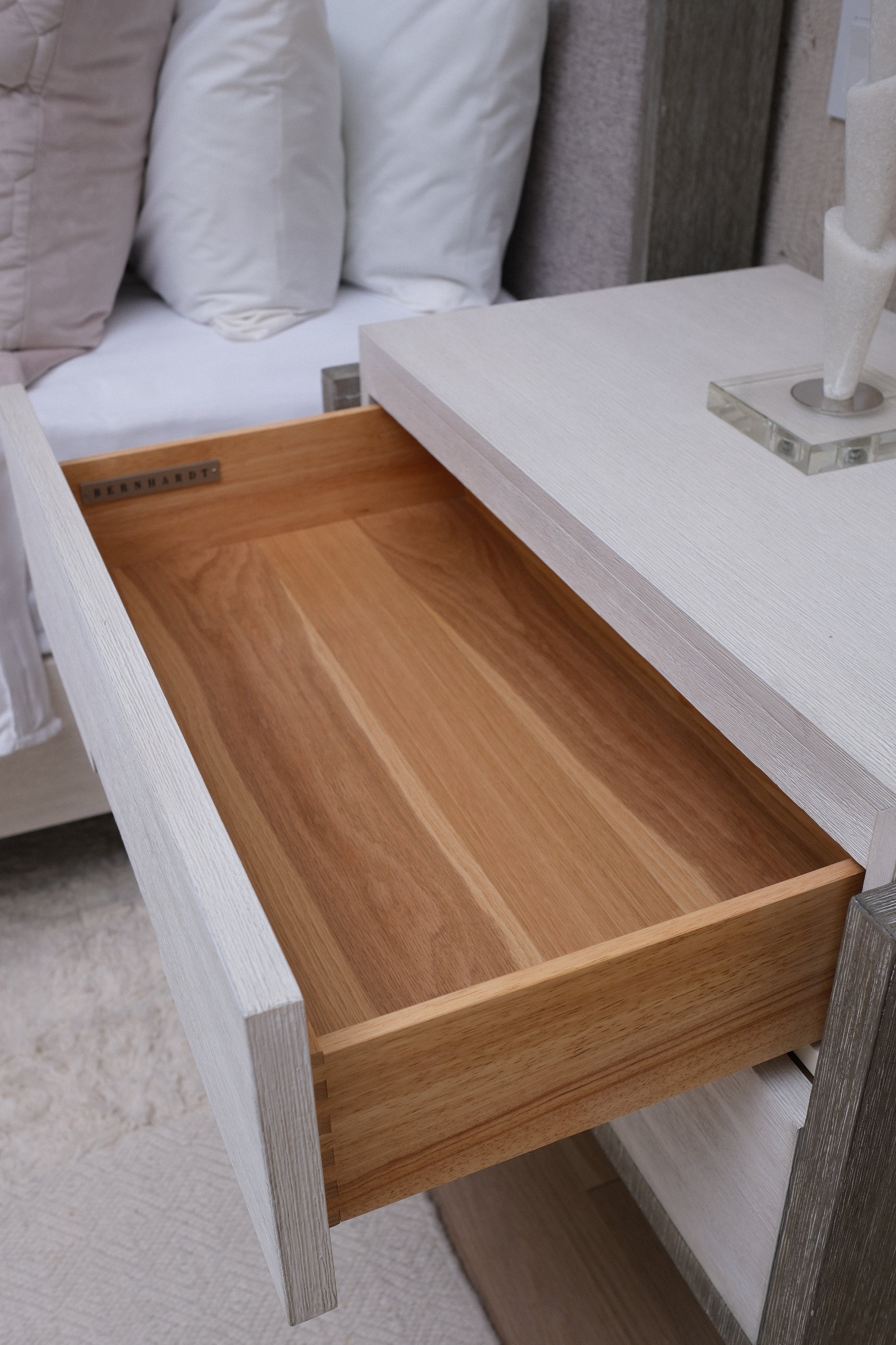 34"L TWO-TONE NIGHTSTAND 2
