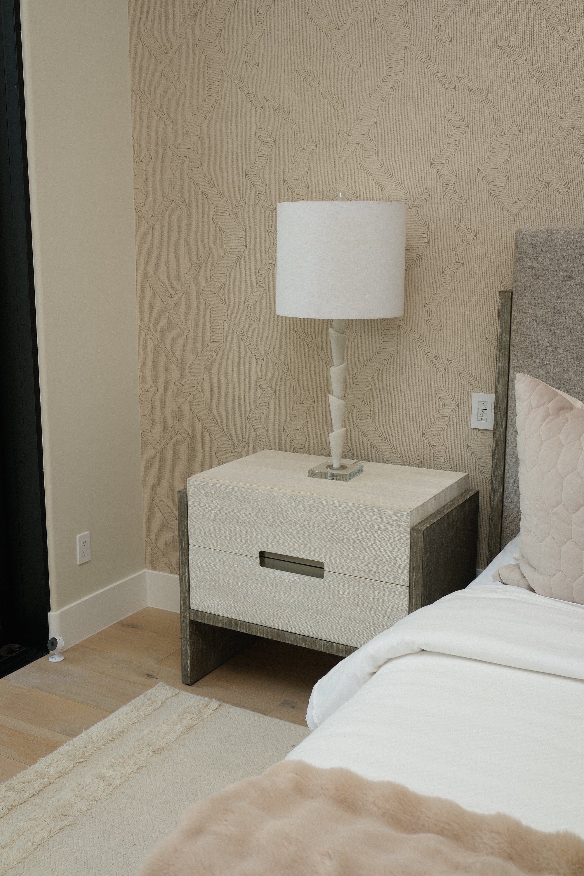 34"L TWO-TONE NIGHTSTAND 1