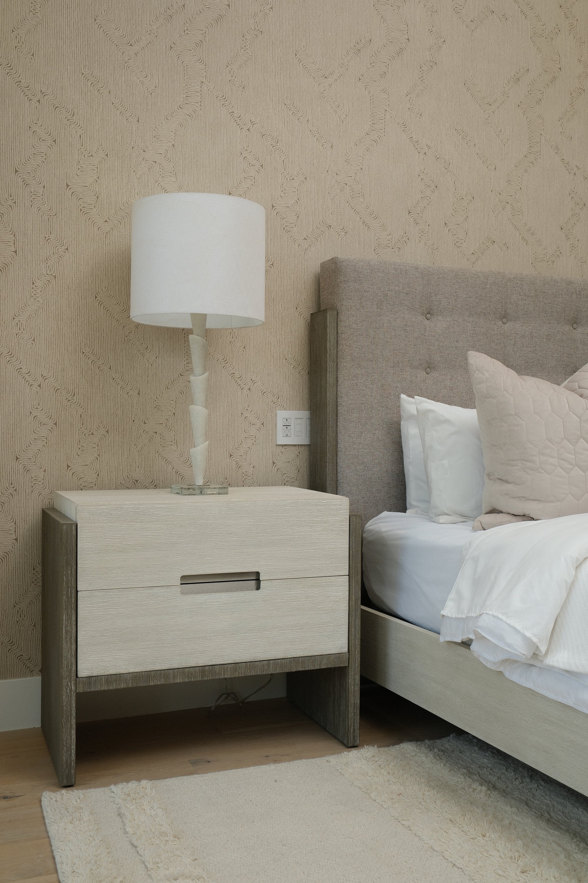 34"L TWO-TONE NIGHTSTAND 1