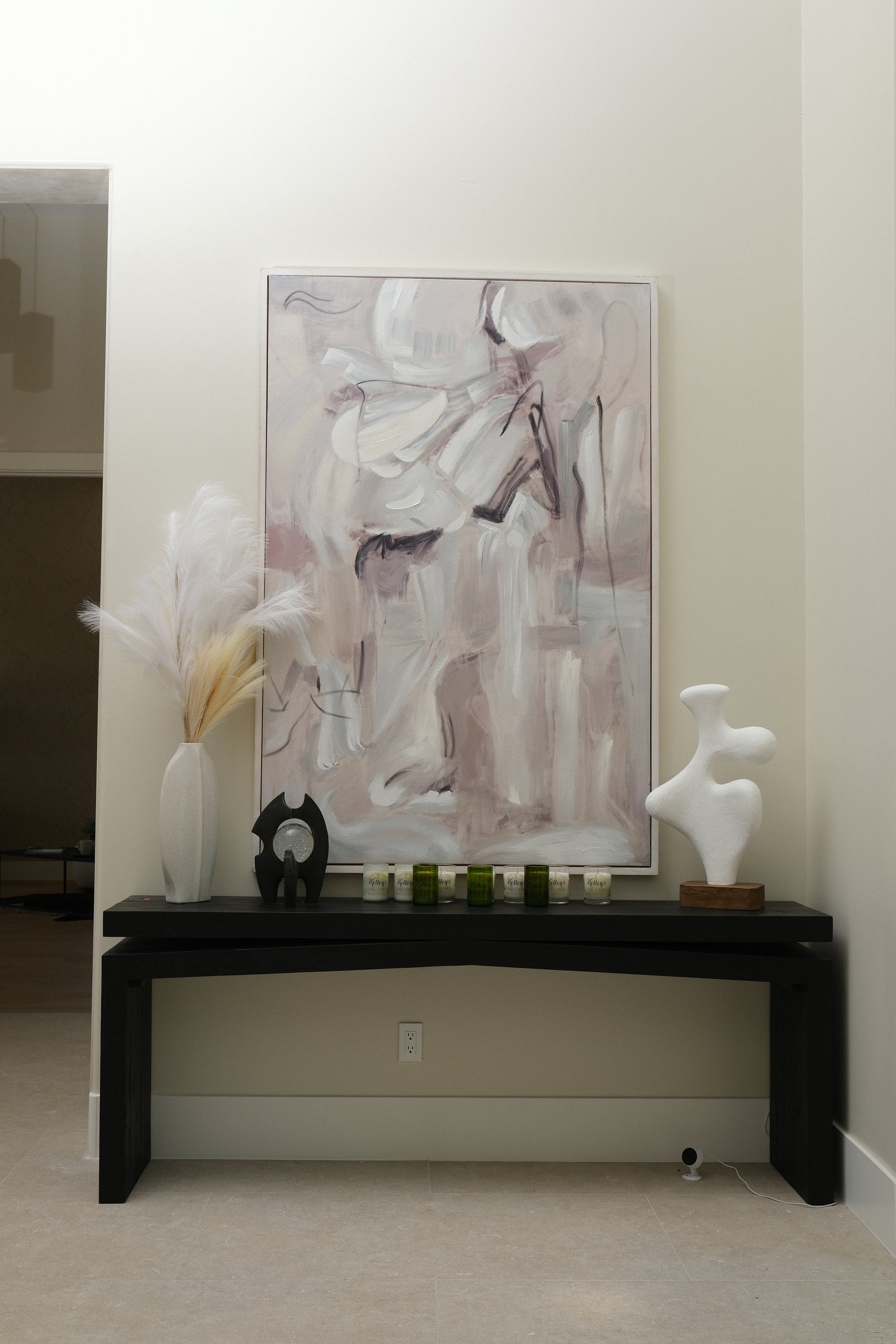 48X72 ASH ABSTRACT WALL ART