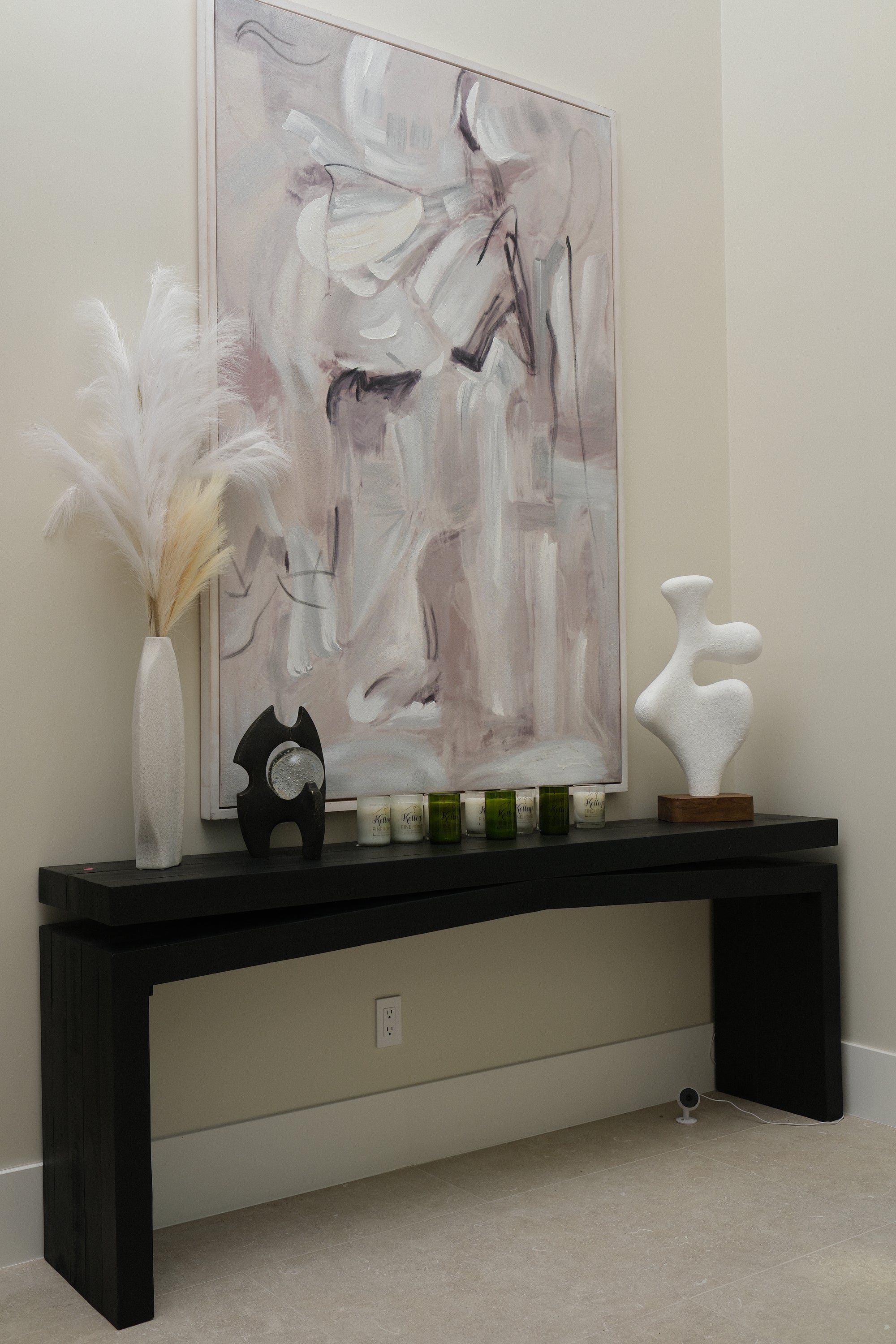 48X72 ASH ABSTRACT WALL ART