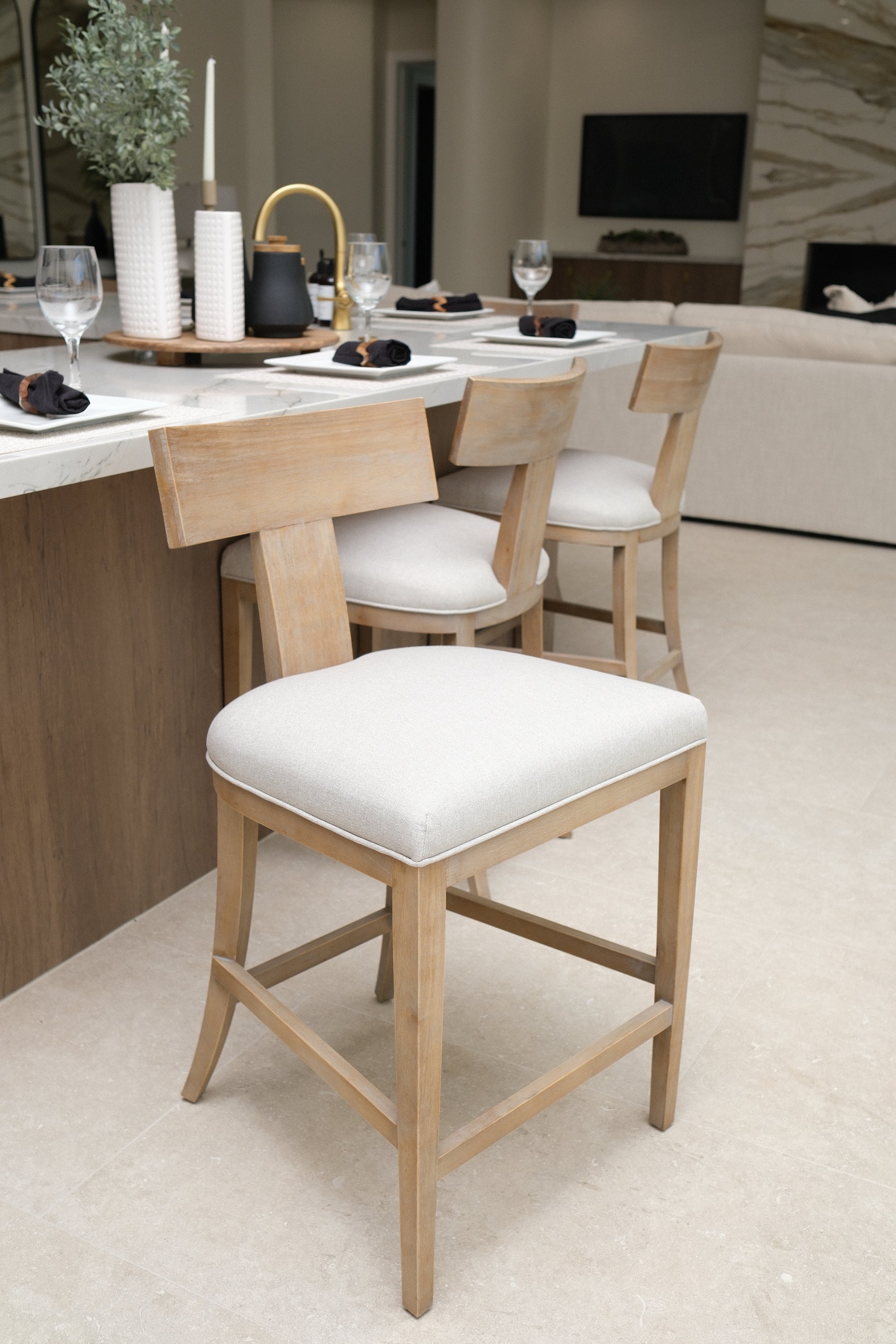 T-BACK COUNTER CHAIR GREY 1