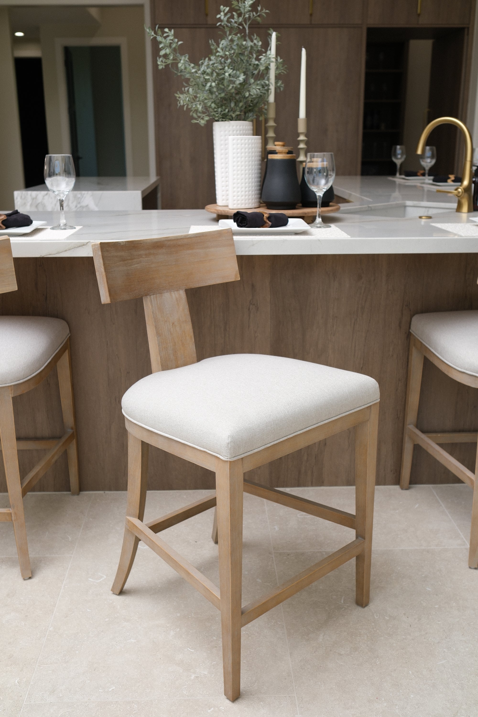 T-BACK COUNTER CHAIR GREY 2