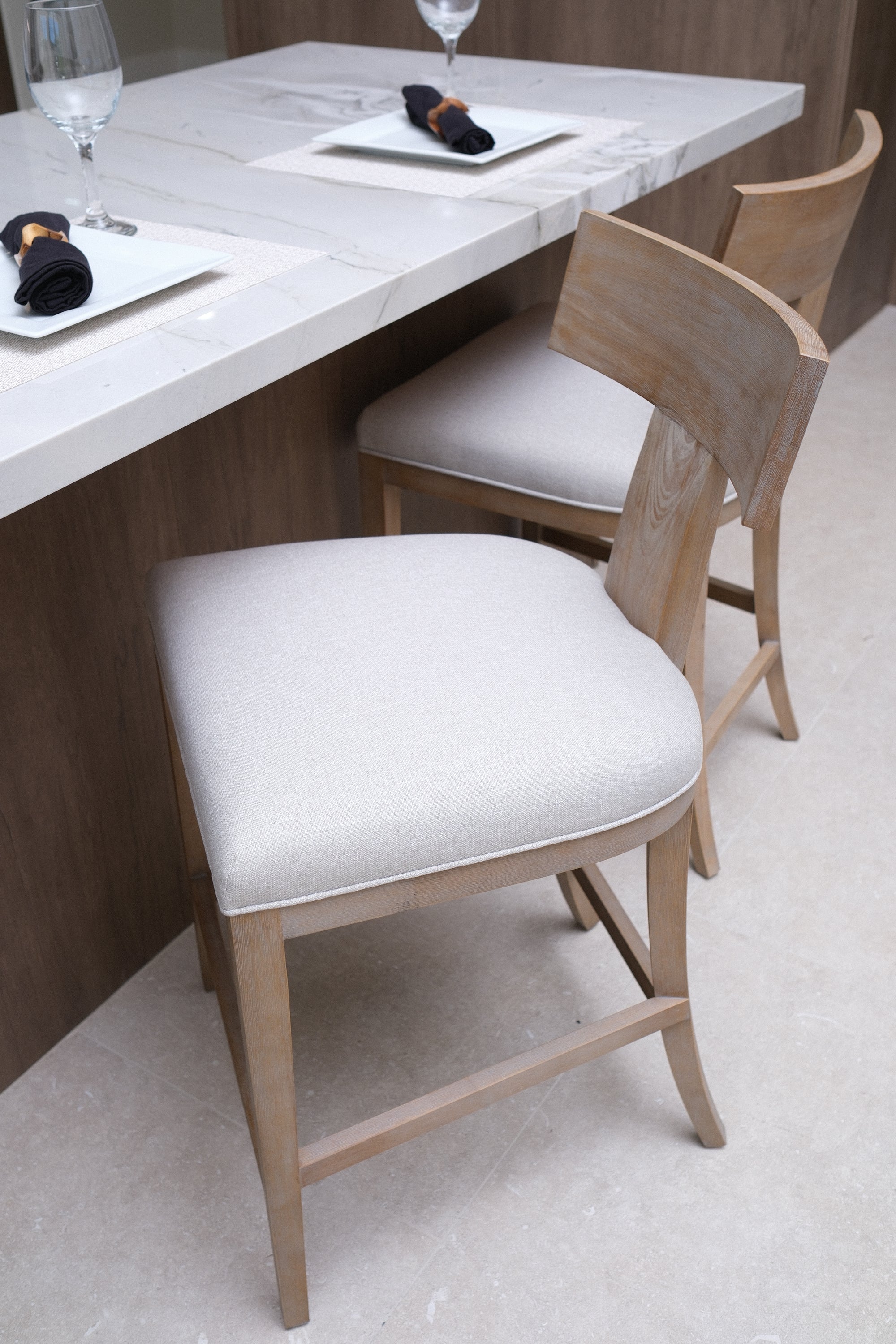 T-BACK COUNTER CHAIR GREY 6