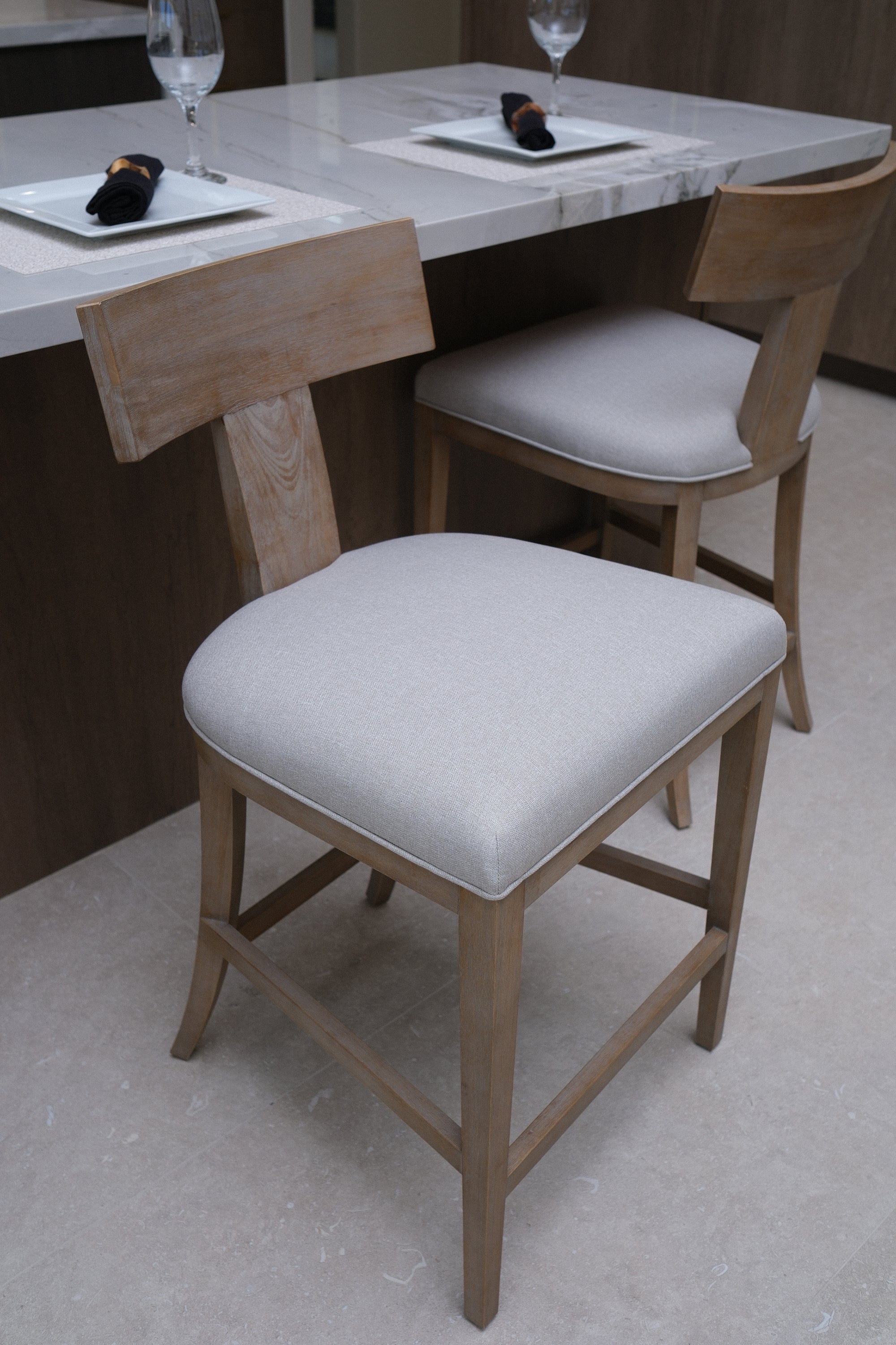 T-BACK COUNTER CHAIR GREY 6