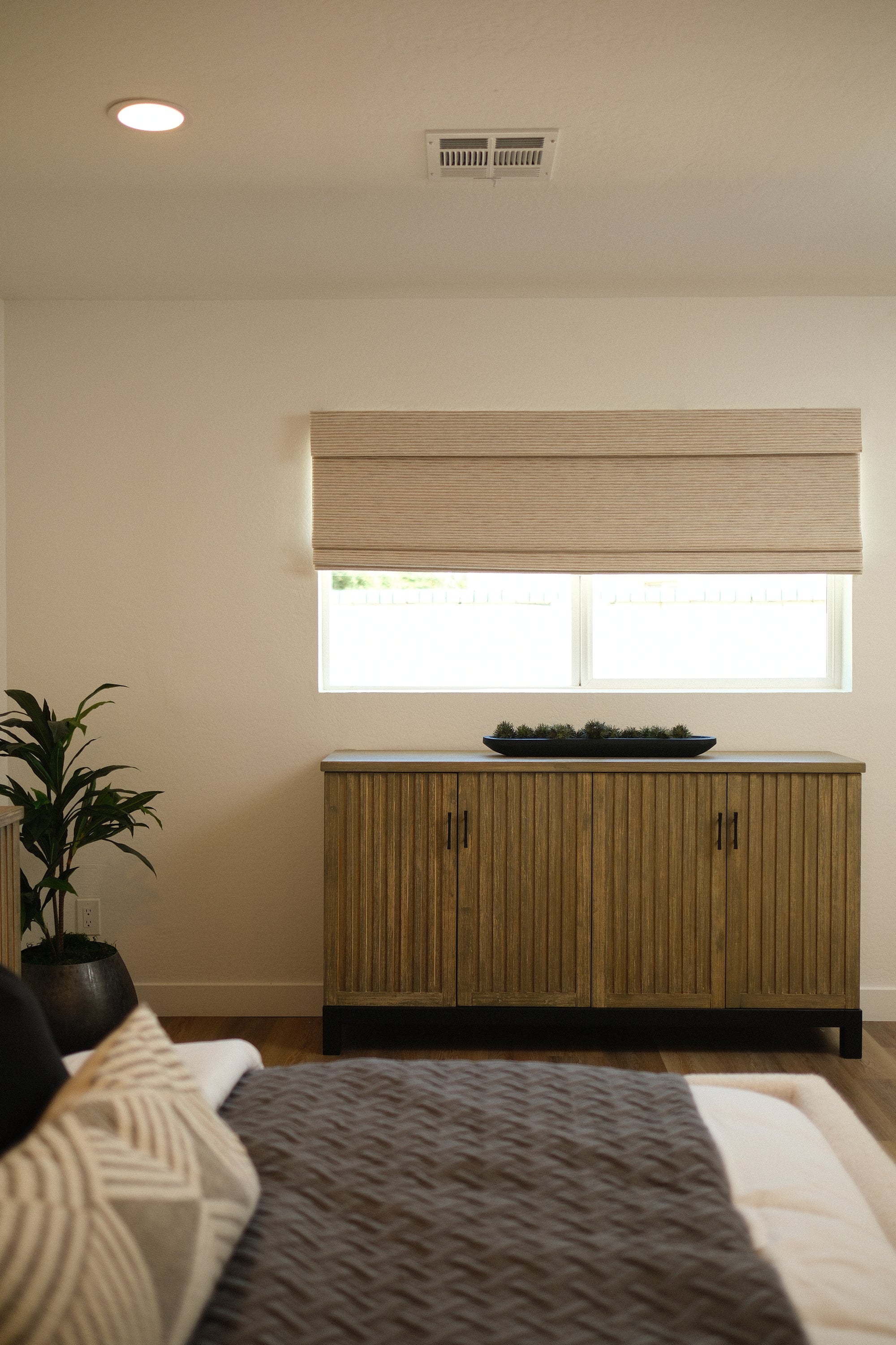66"L WHITEWASH 4-DR SIDEBOARD