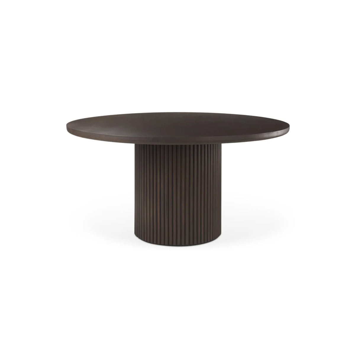 60"R PEDESTAL BASE DINING TABLE