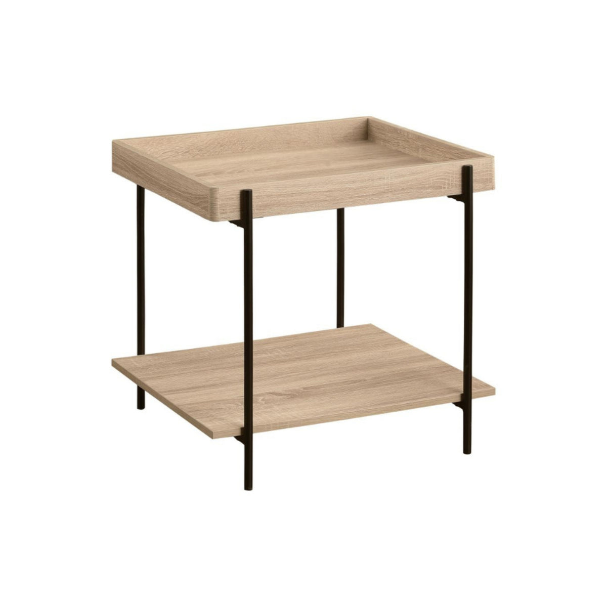 23"L 2-TIER END TABLE
