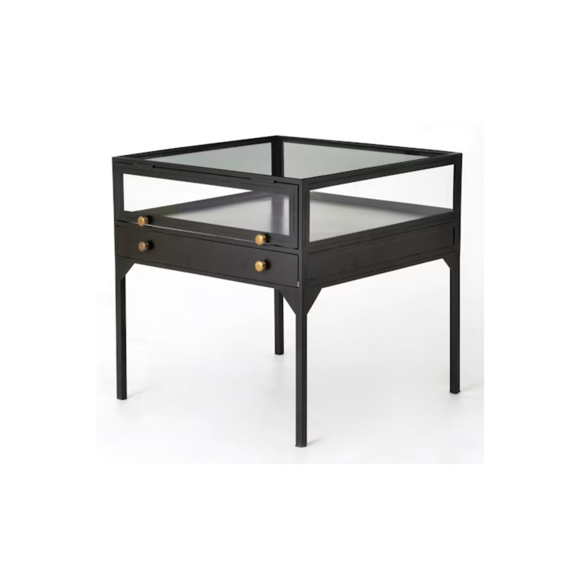 24"L SHADOW BOX END TABLE A
