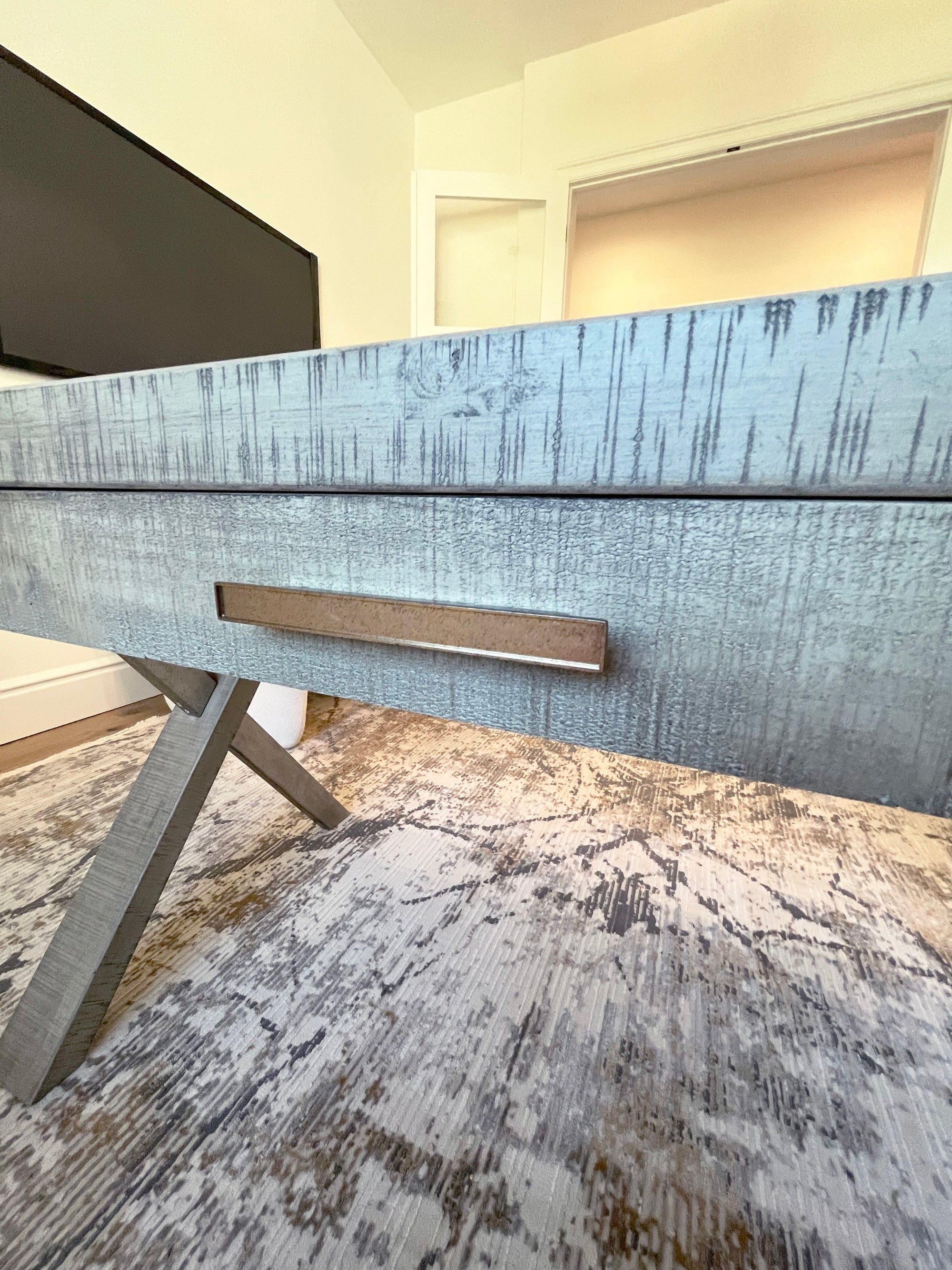 66"L X-LEG DESK