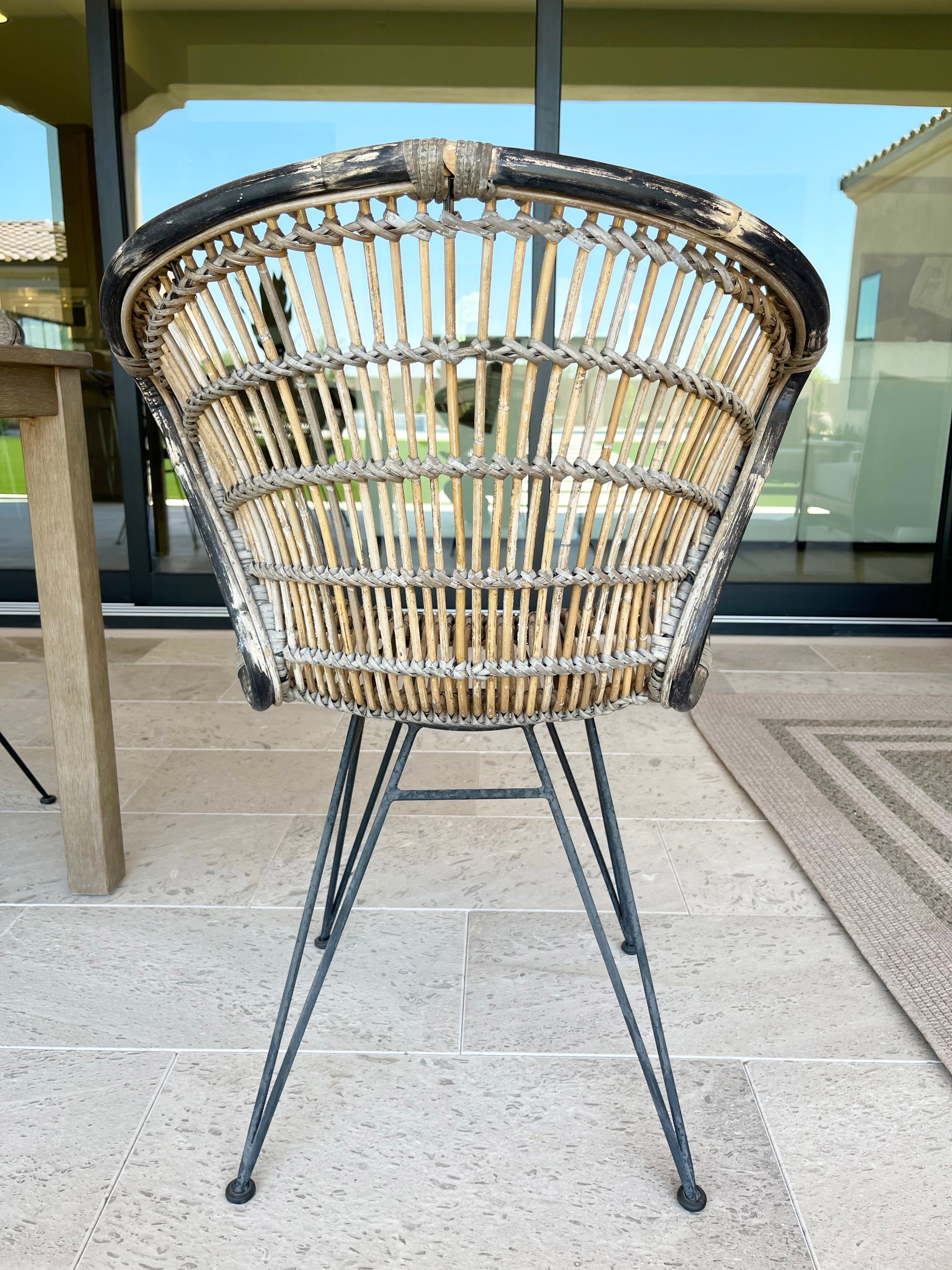RATTAN OUTDOOR DINING CHAIR