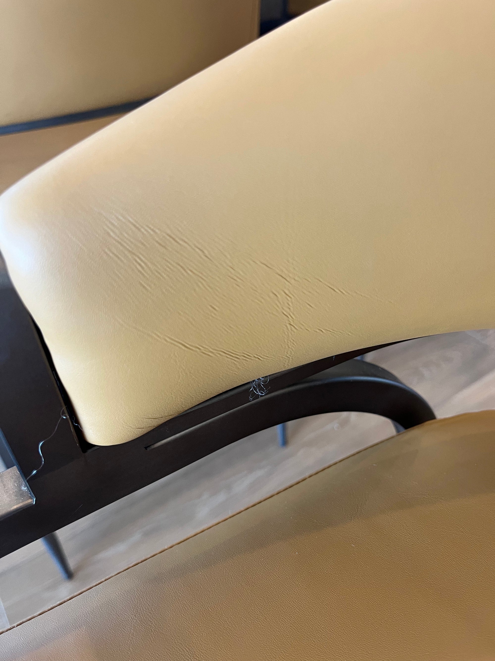 CAMEL LEATHER COUNTER STOOL 4