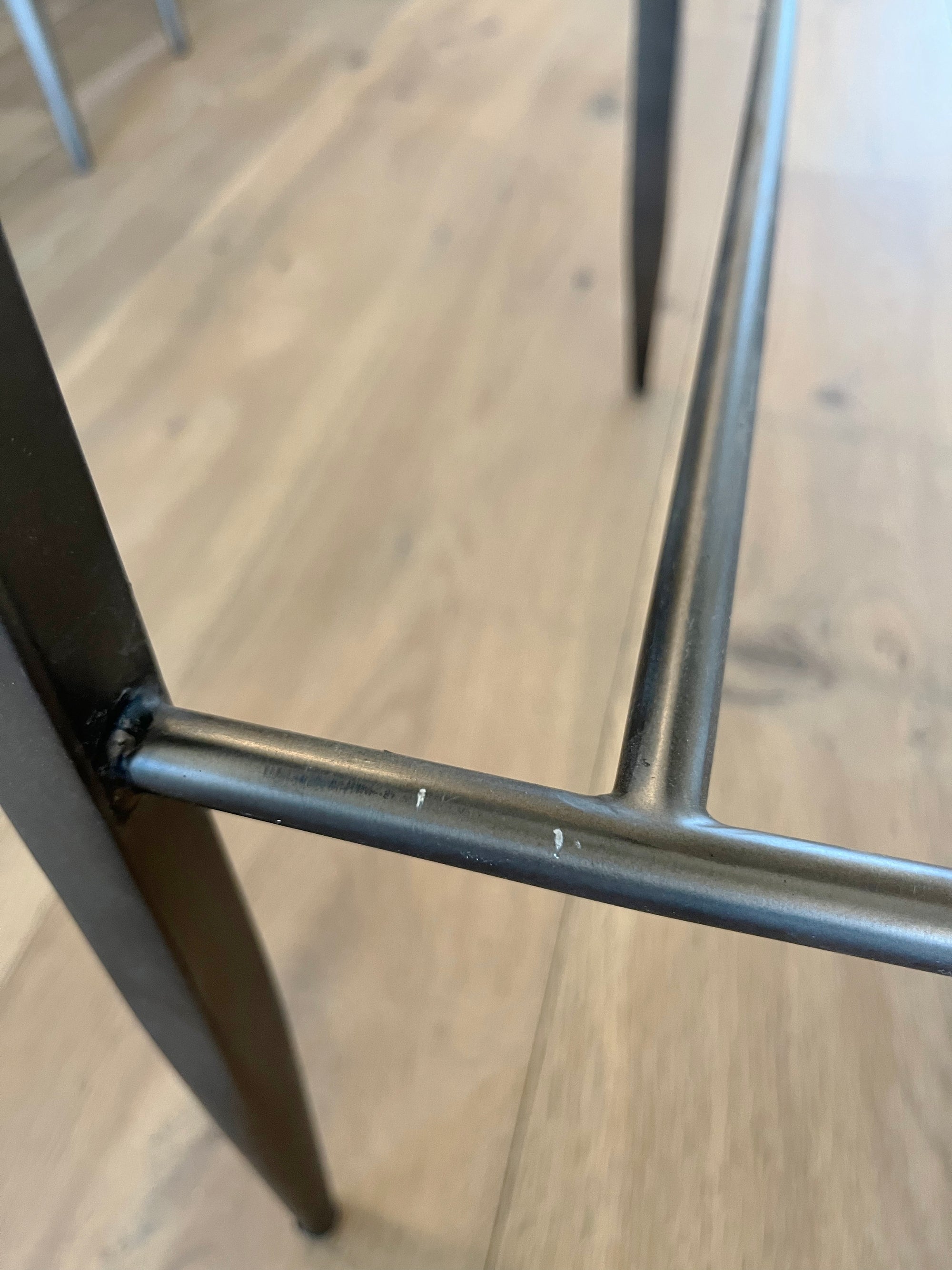 CAMEL LEATHER COUNTER STOOL 6