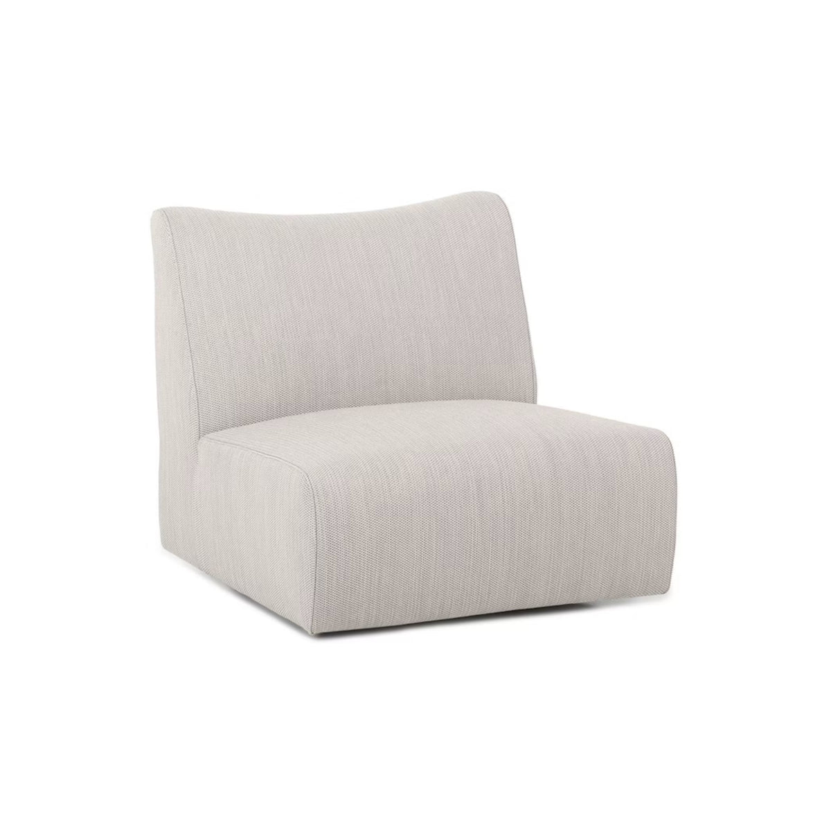 SWIVEL ARMLESS ACCENT CHAIR C