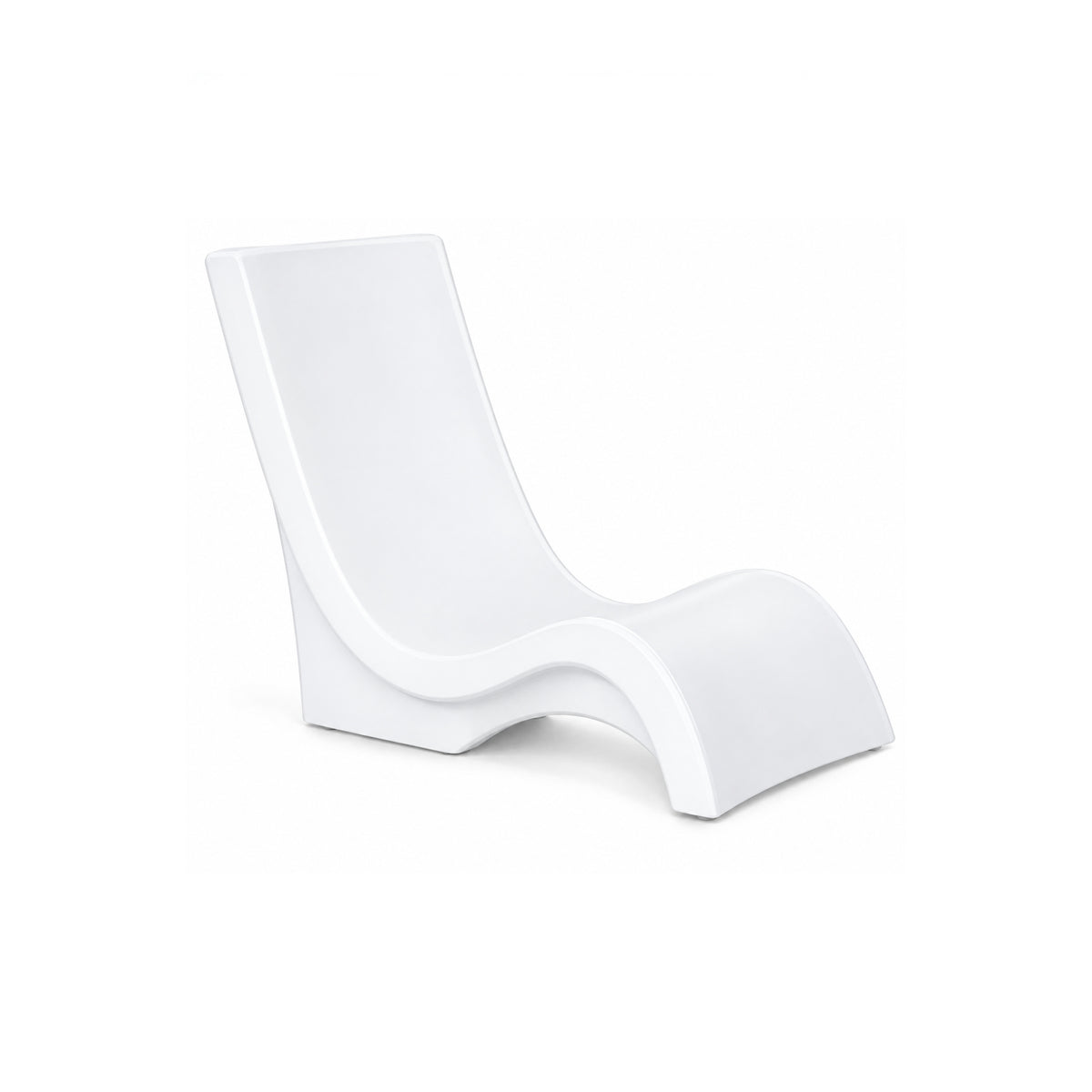 WHITE POOL CHAIR LOUNGER B