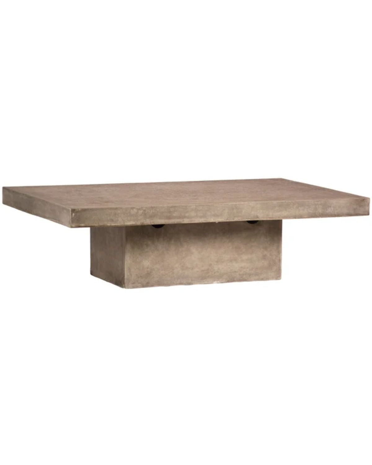 51"l CONCRETE OUTDOOR COFFEE TABLE
