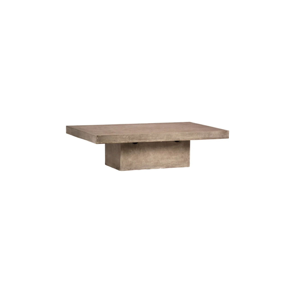 51"l CONCRETE OUTDOOR COFFEE TABLE