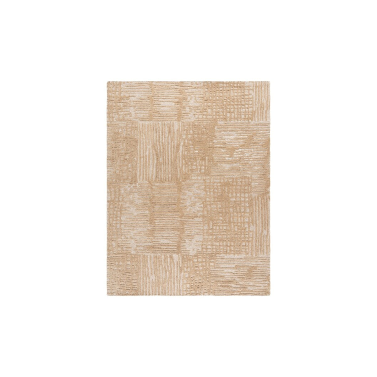 ABSTRACT BEIGE IVORY RUG 8'X10'