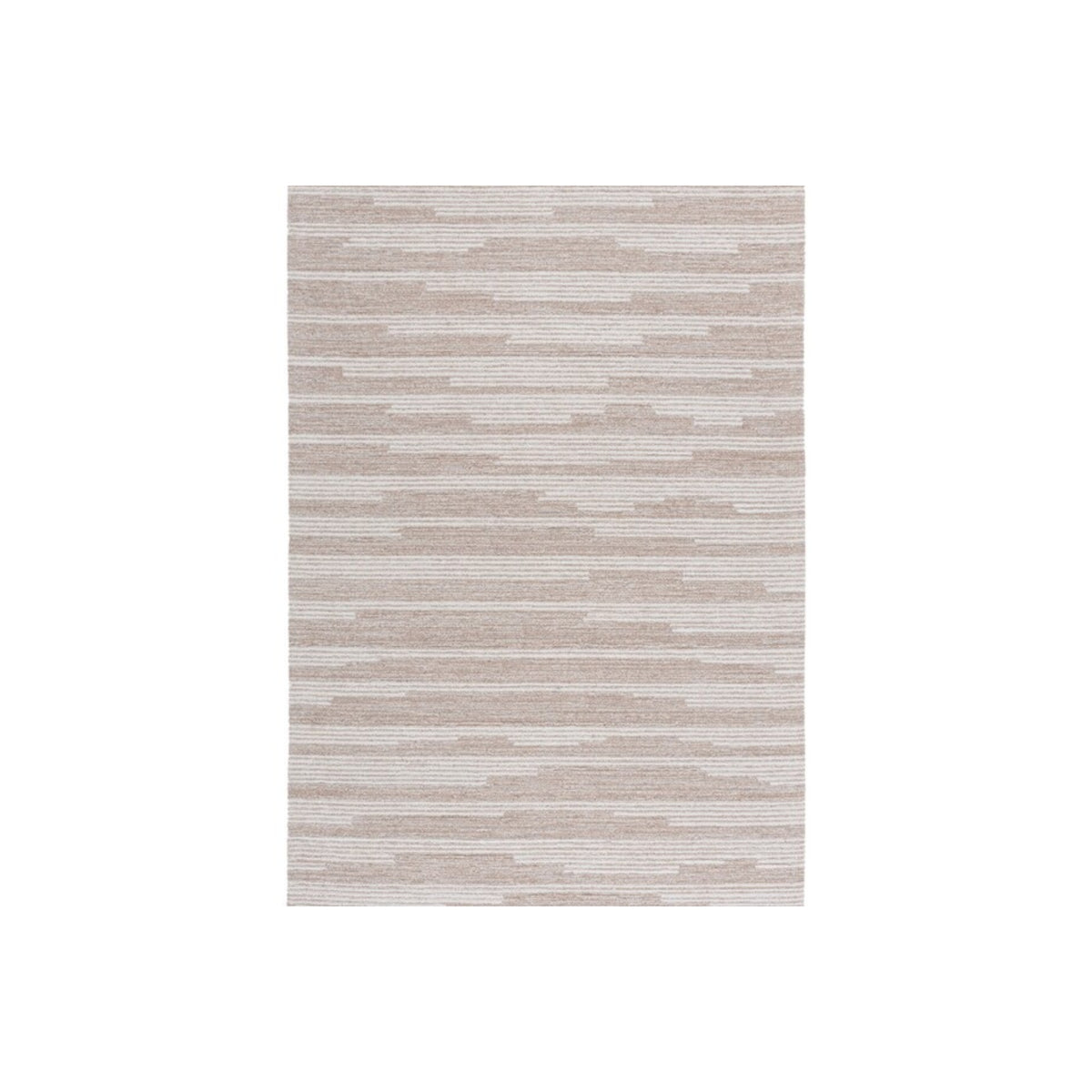 BEIGE &amp; IVORY STRIPES RUG 9x12