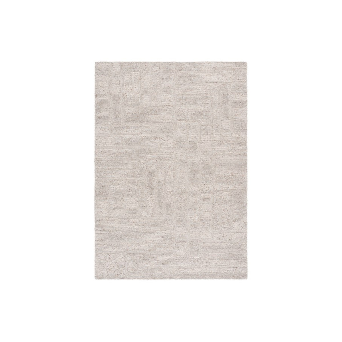 BEIGE TUFTED RUG 9'X12'